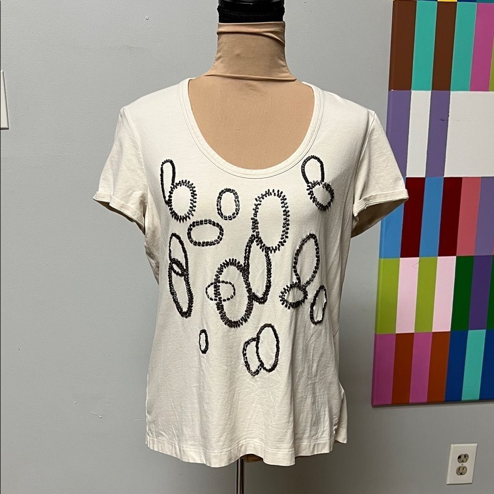 Chico's beaded Tee